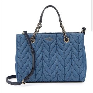 Kate Spade quilted Meena denim